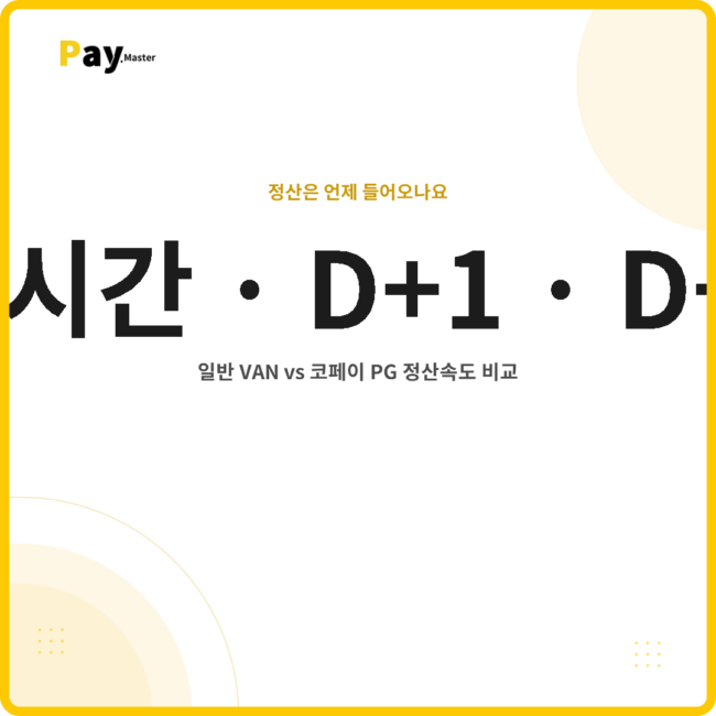 카드매출 정산, 실시간·D+1·D+3 중 뭐가 맞을까요? 일반 VAN과 PG 정산속도 비교 – thumbnail 카드매출 정산속도 실시간 D+1 D+3 비교 썸네일